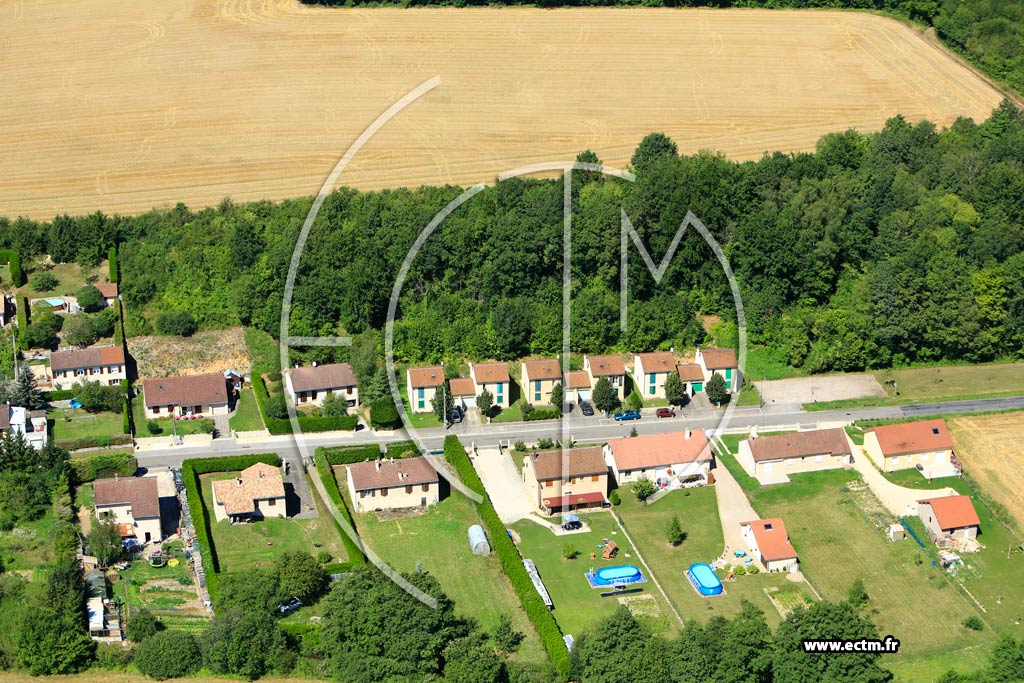 Photo arienne de Lacroix-sur-Meuse