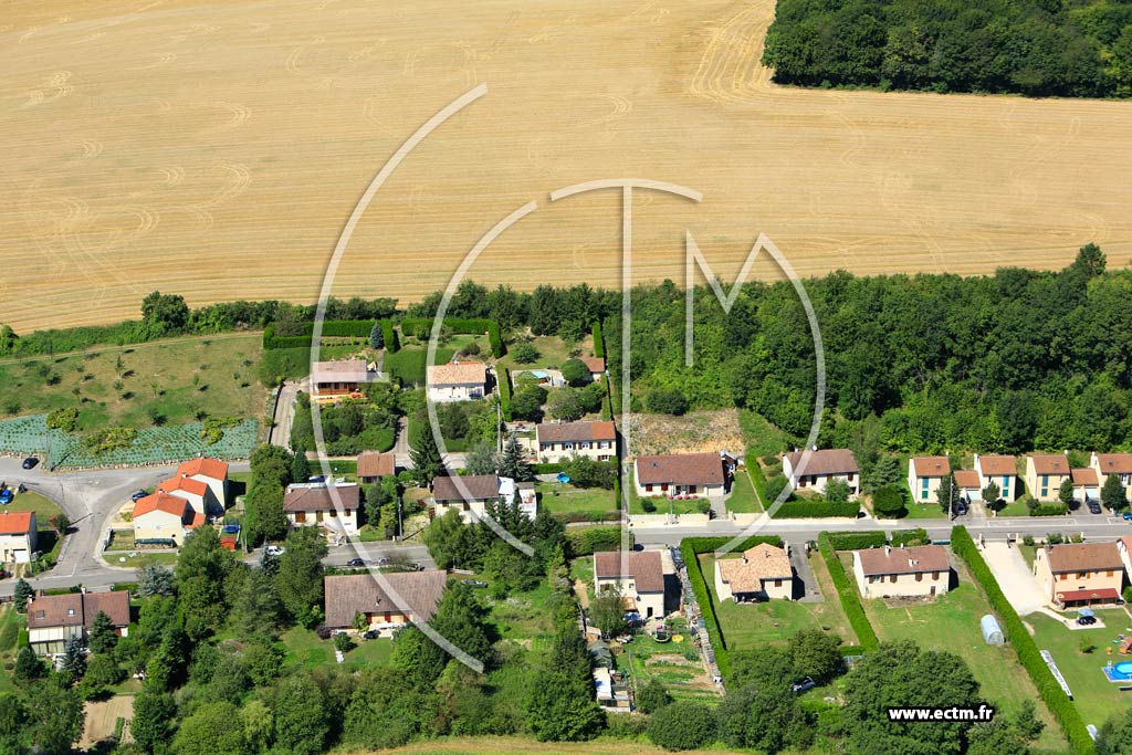 Photo arienne de Lacroix-sur-Meuse
