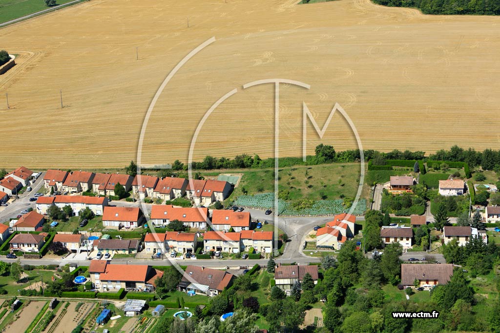 Photo arienne de Lacroix-sur-Meuse