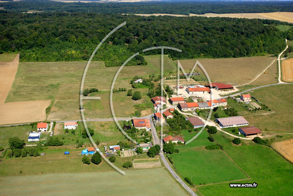 Photo arienne de Les Trois-Domaines (Rignaucourt)