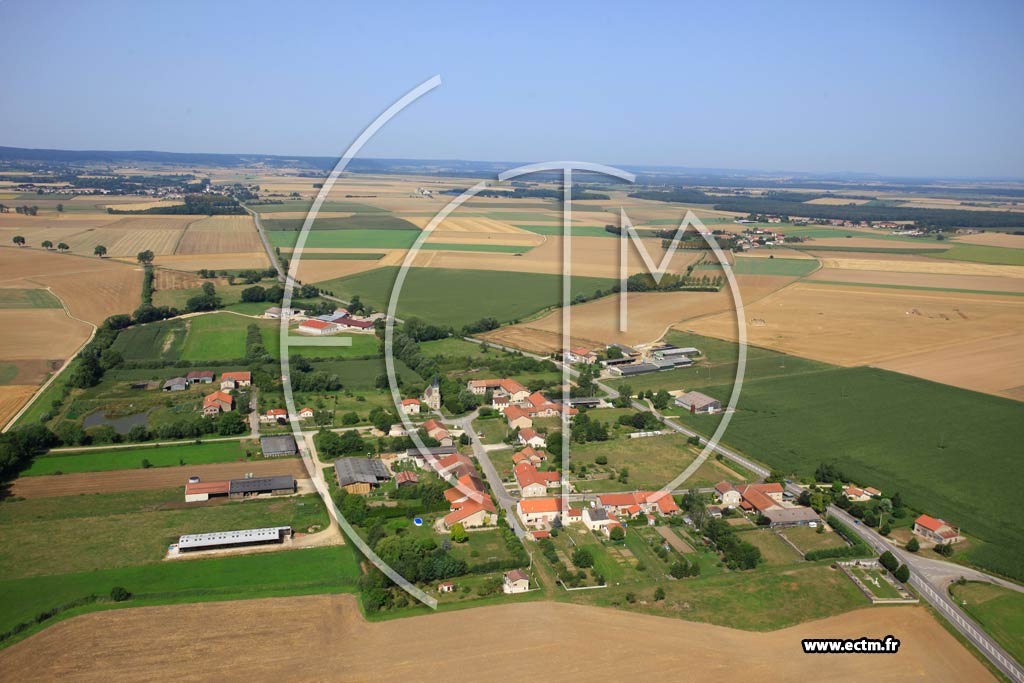 Photo arienne de Marchville-en-Wovre