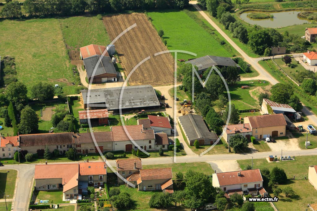 Photo arienne de Marchville-en-Wovre