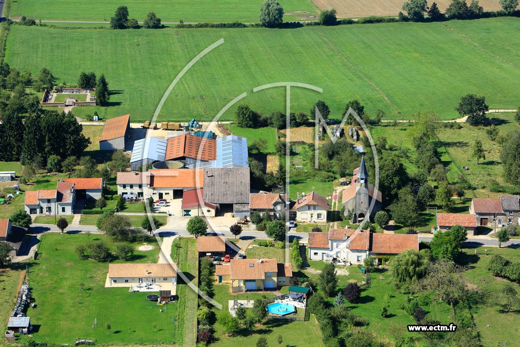 Photo arienne de Maucourt-sur-Orne