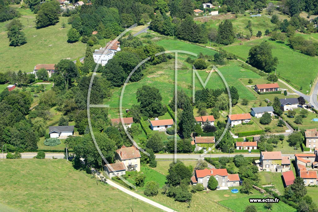 Photo arienne de Montfaucon-d'Argonne