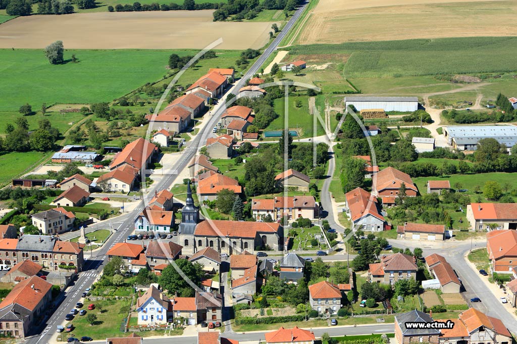 Photo arienne de Neuvilly-en-Argonne