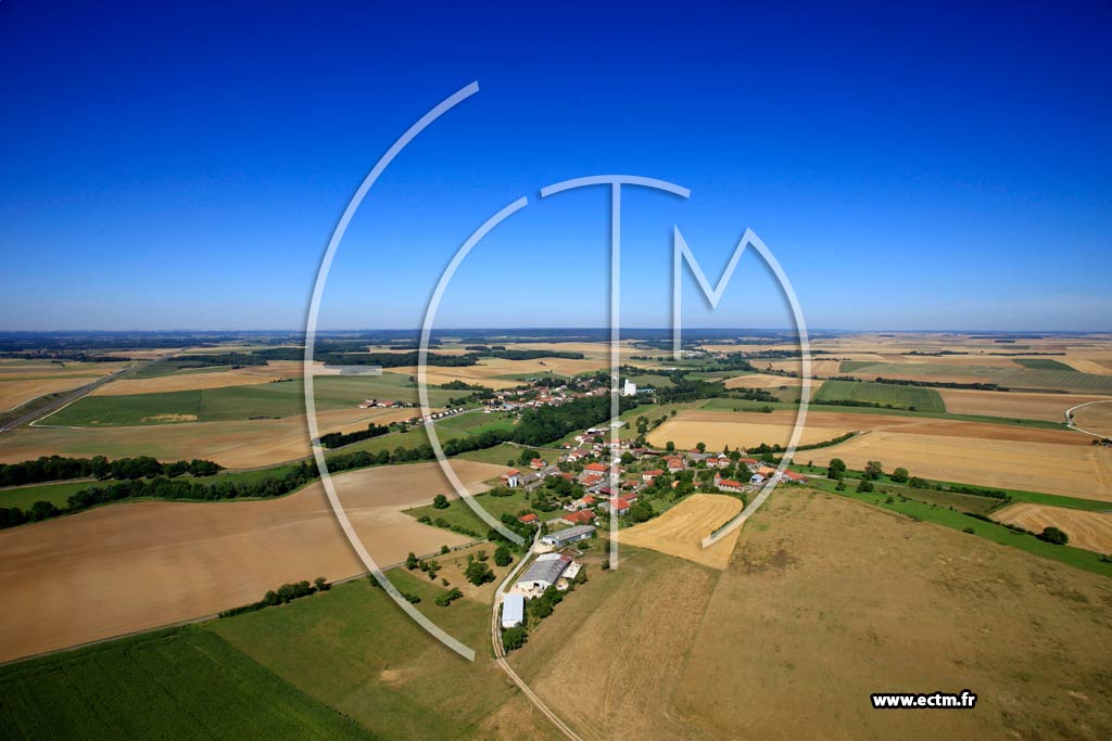 Photo arienne de Nubcourt (Bulainville)