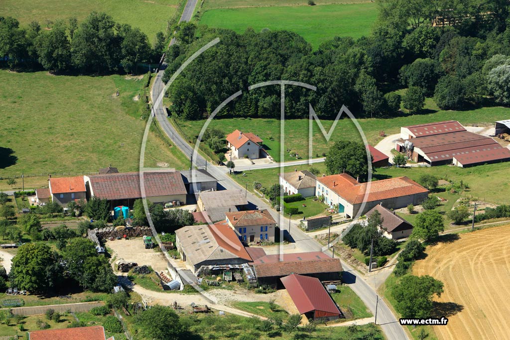 Photo arienne de Nubcourt (Bulainville)