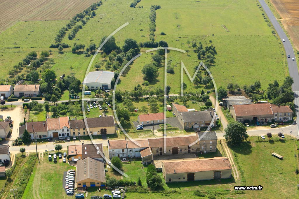 Photo arienne de Saint-Hilaire-en-Wovre