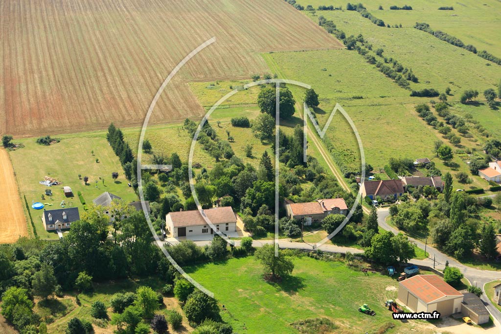 Photo arienne de Saint-Hilaire-en-Wovre