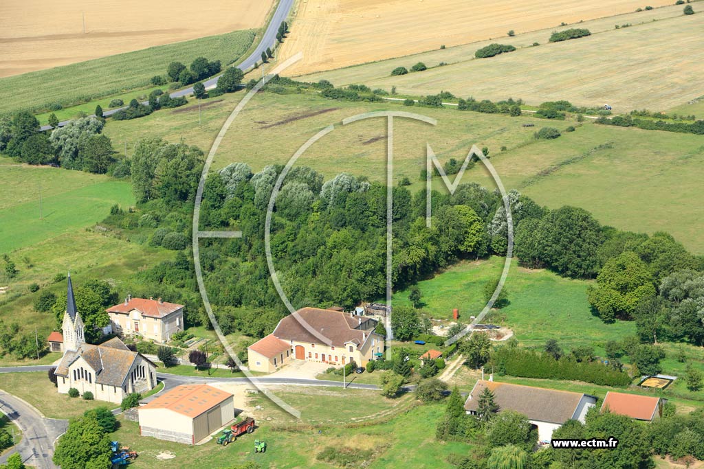 Photo arienne de Saint-Hilaire-en-Wovre