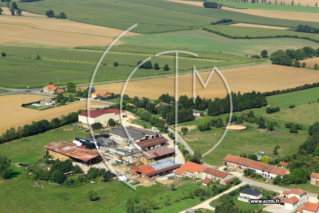 Photo arienne de Saulx-ls-Champlon