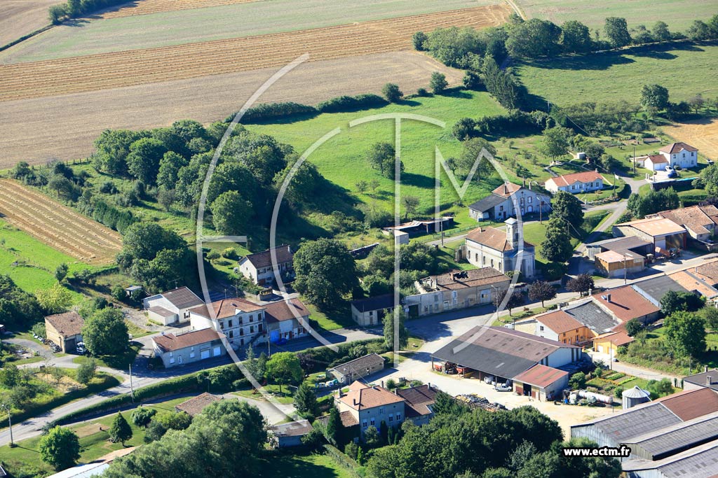 Photo arienne de Senoncourt-les-Maujouy