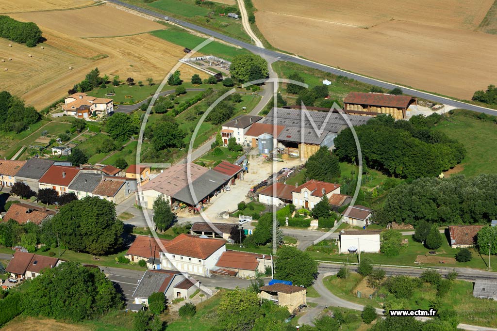 Photo arienne de Senoncourt-les-Maujouy