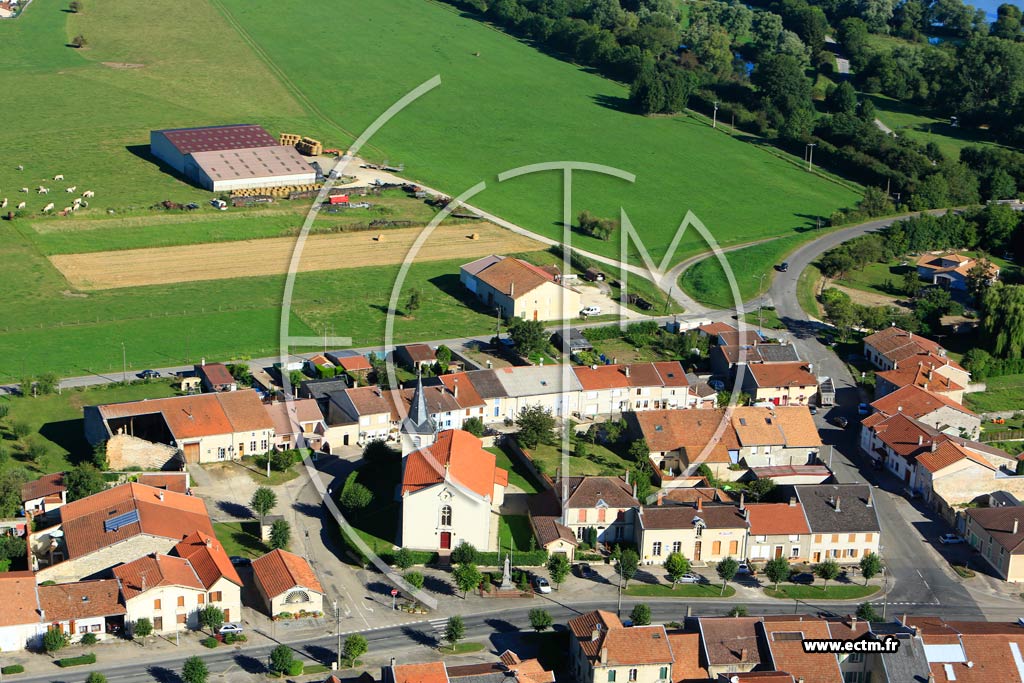 Photo arienne de Thierville-sur-Meuse