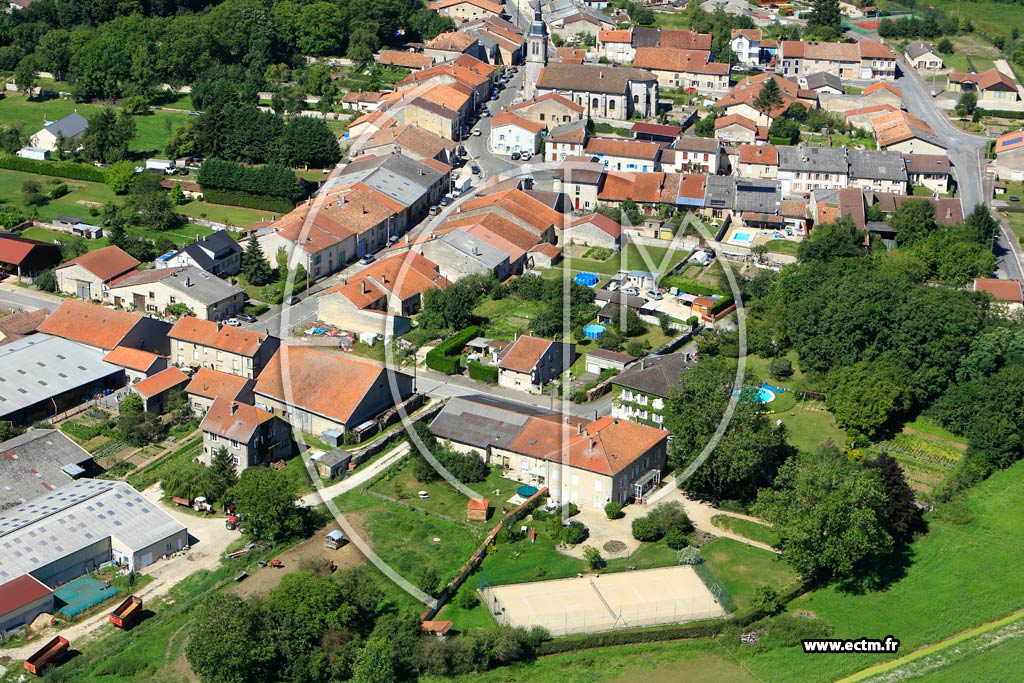 Photo arienne de Tilly-sur-Meuse