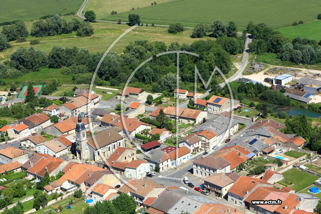 Photo arienne de Tilly-sur-Meuse