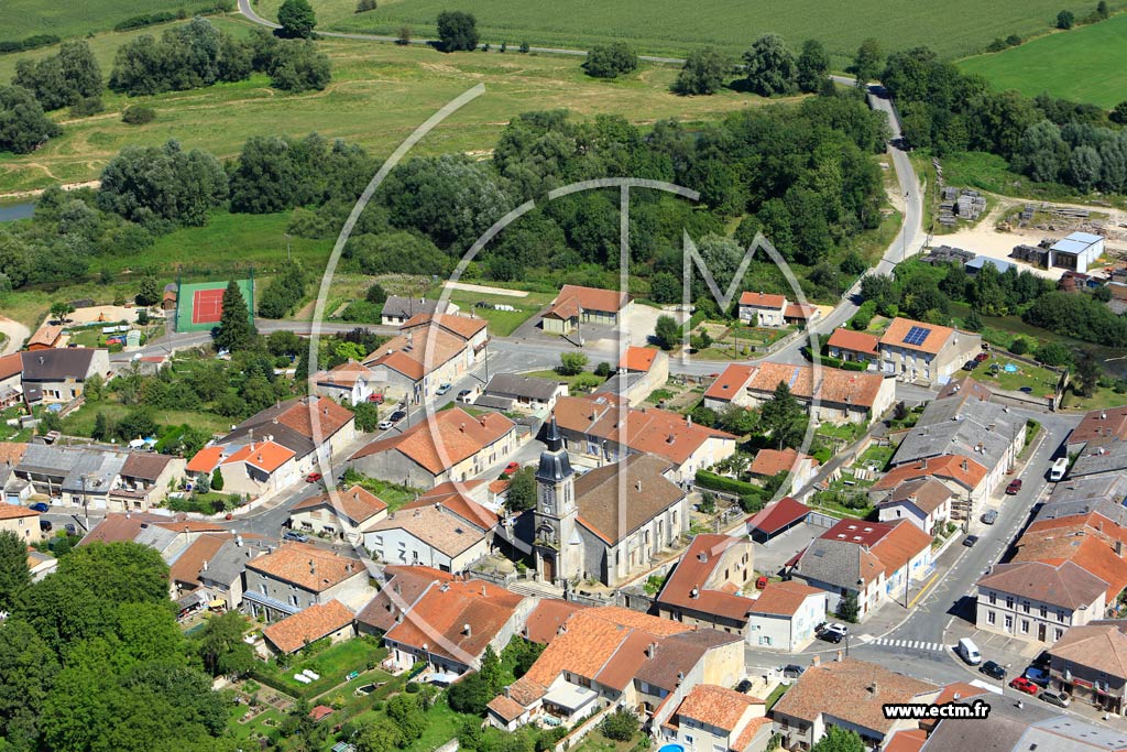Photo arienne de Tilly-sur-Meuse