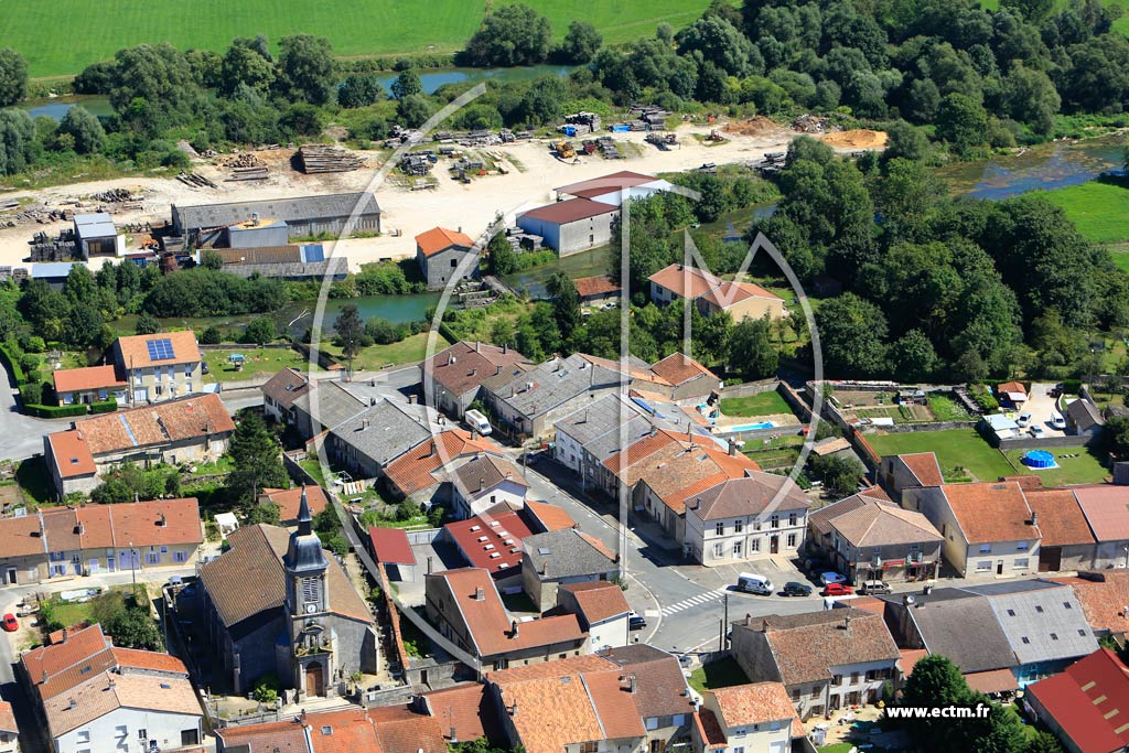 Photo arienne de Tilly-sur-Meuse