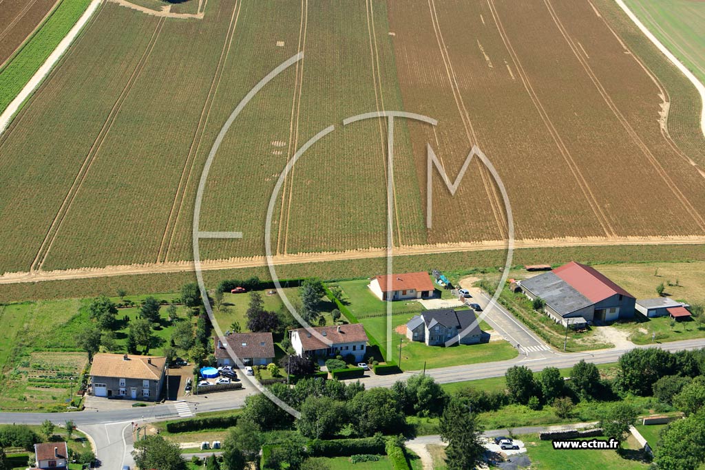 Photo arienne de Tilly-sur-Meuse