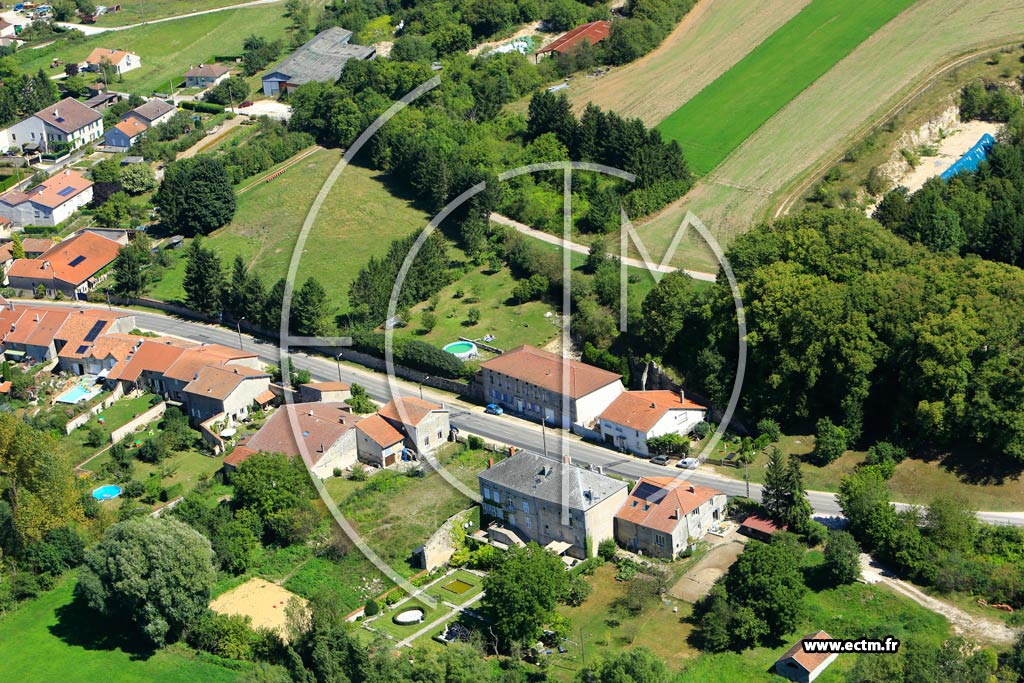 Photo arienne de Troyon