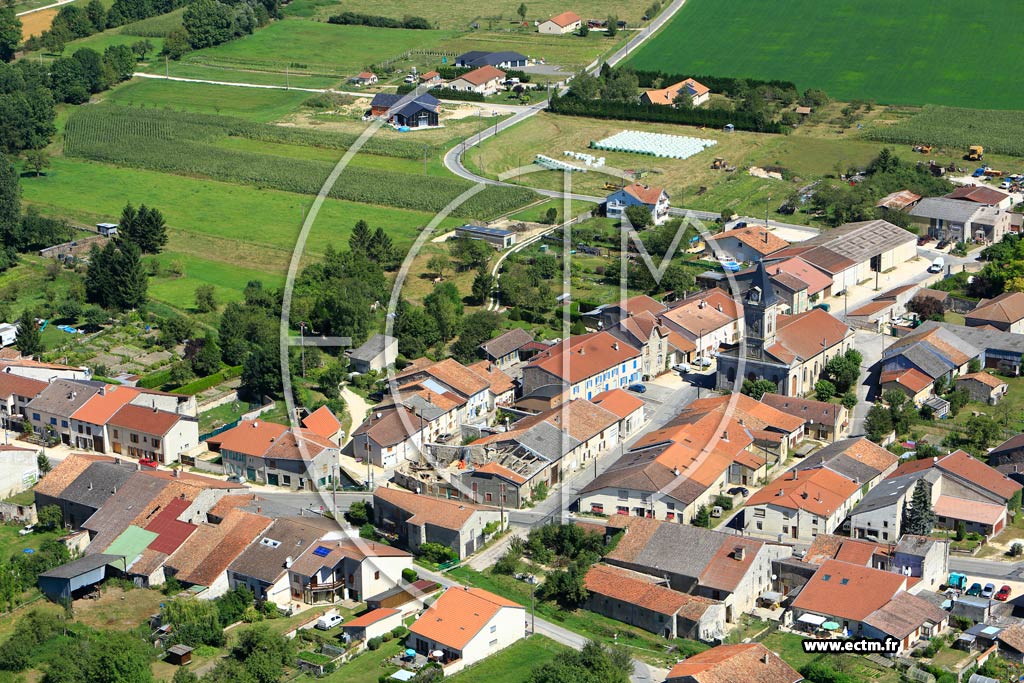 Photo arienne de Troyon