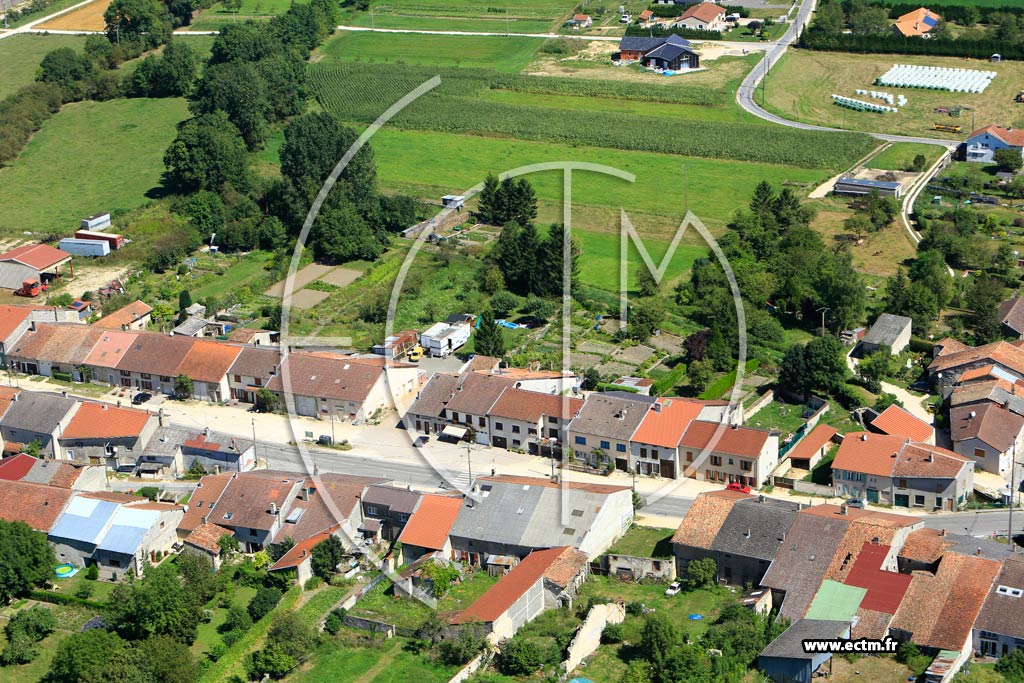 Photo arienne de Troyon