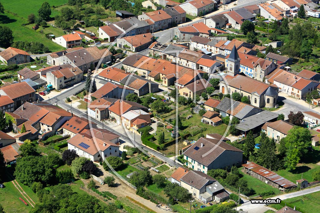 Photo arienne de Troyon