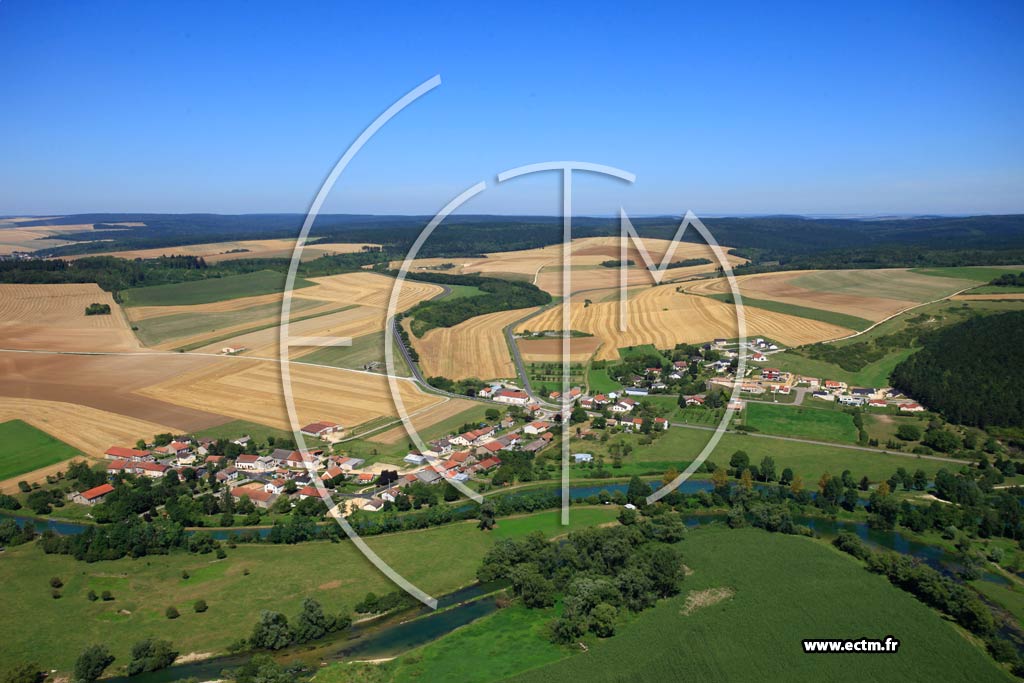 Photo arienne de Vacherauville