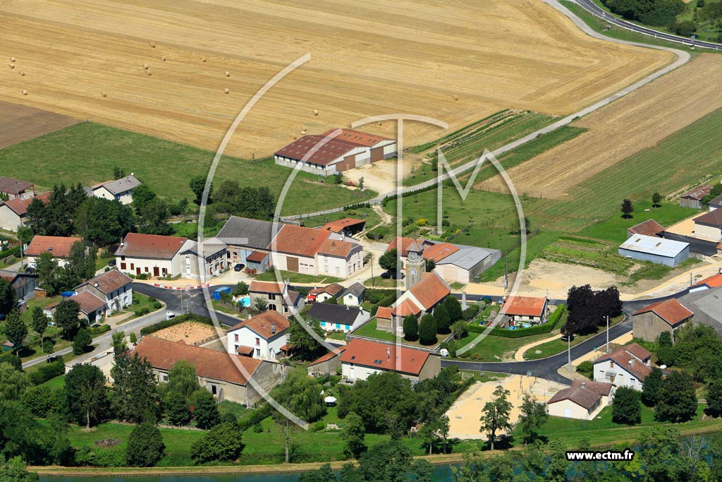 Photo arienne de Vacherauville