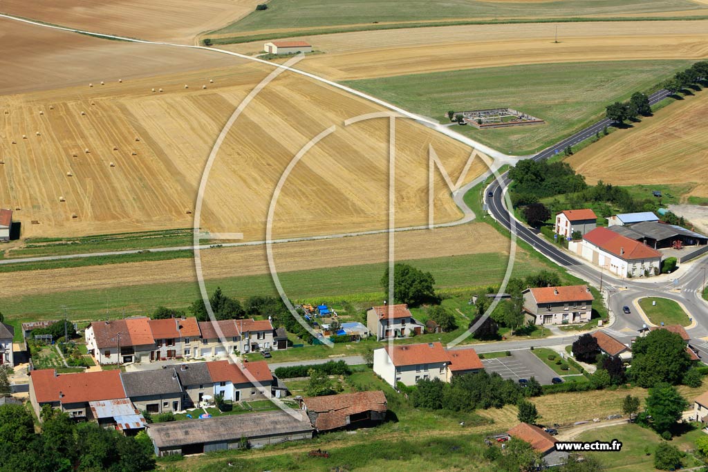 Photo arienne de Vacherauville