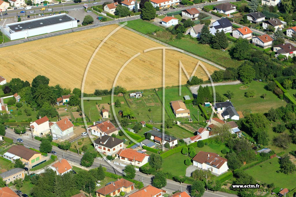 Photo arienne de Verdun (Dieu du Trice)