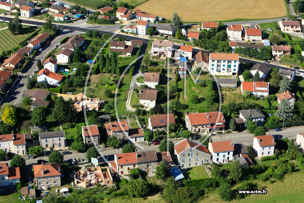 Photo arienne de Verdun (Quartier Driant)