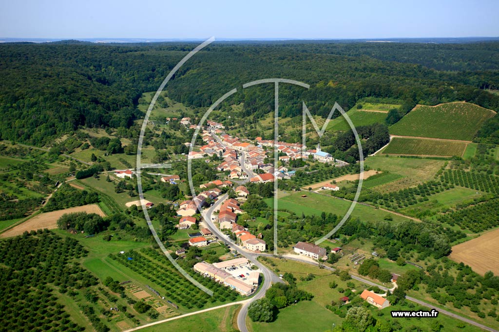 Photo arienne de Vigneulles-ls-Hattonchtel (Viville sous les Cts)