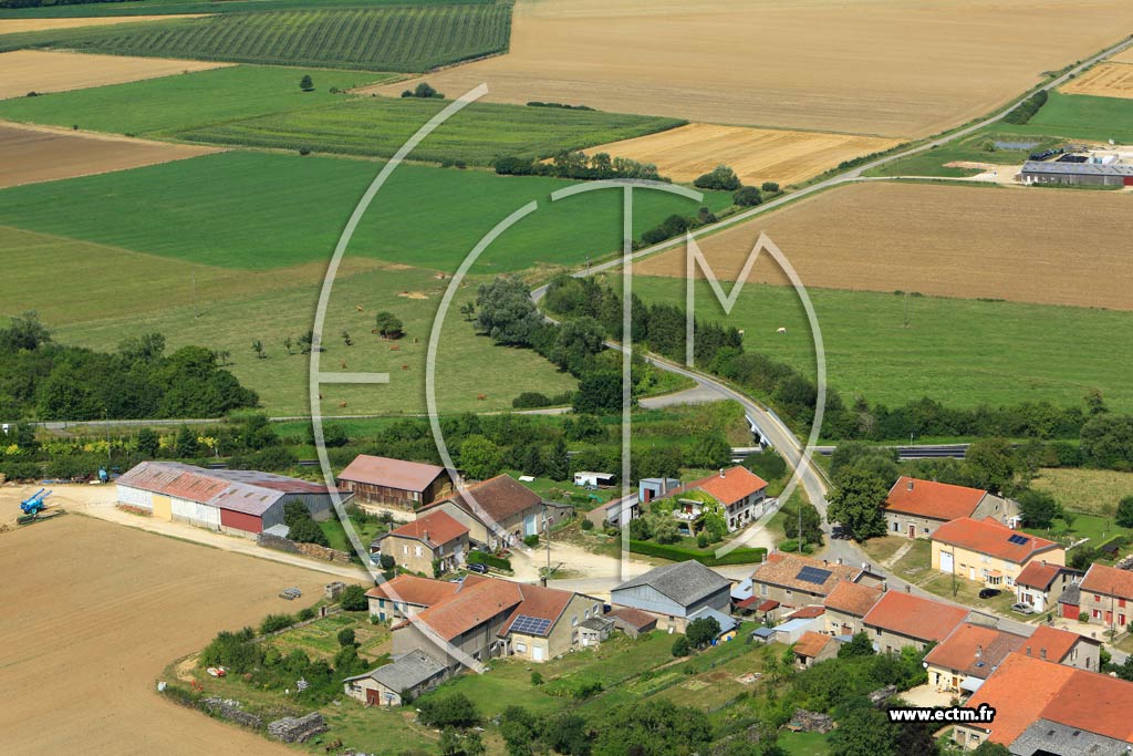 Photo arienne de Ville-en-Wovre