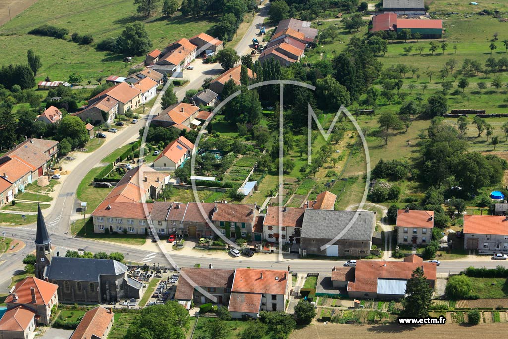 Photo arienne de Ville-en-Wovre