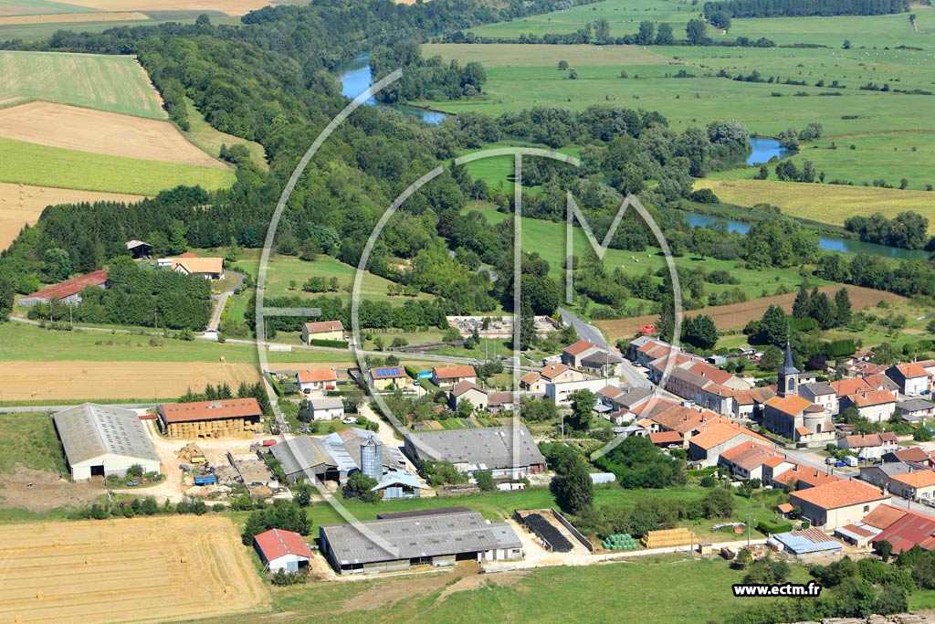 Photo arienne de Villers-sur-Meuse