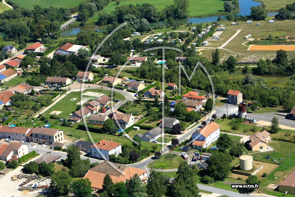 Photo arienne de Villers-sur-Meuse