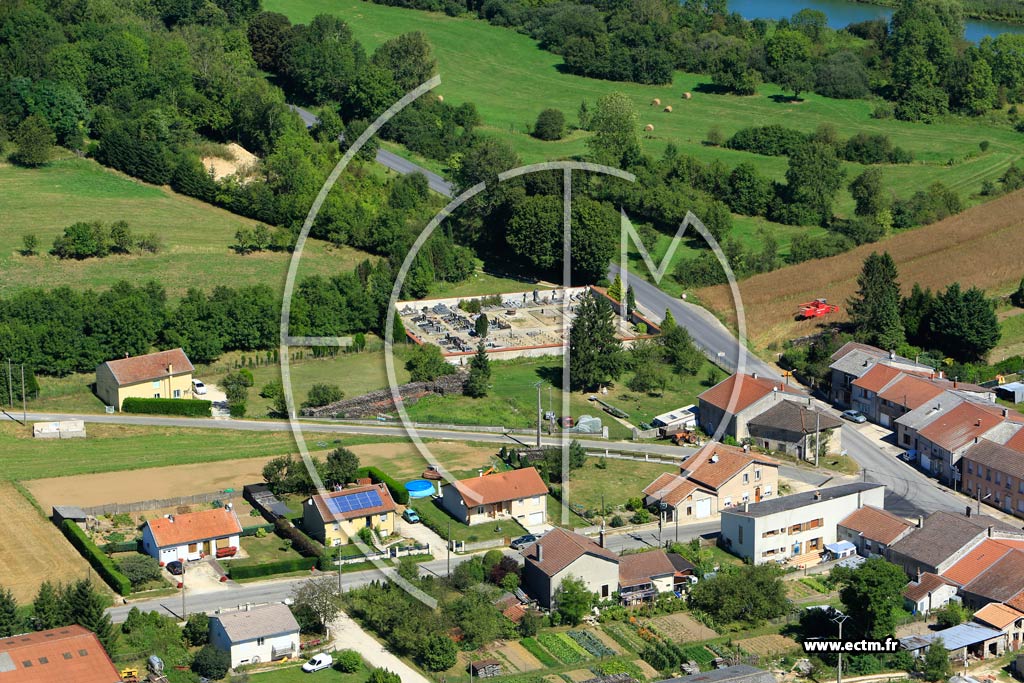 Photo arienne de Villers-sur-Meuse