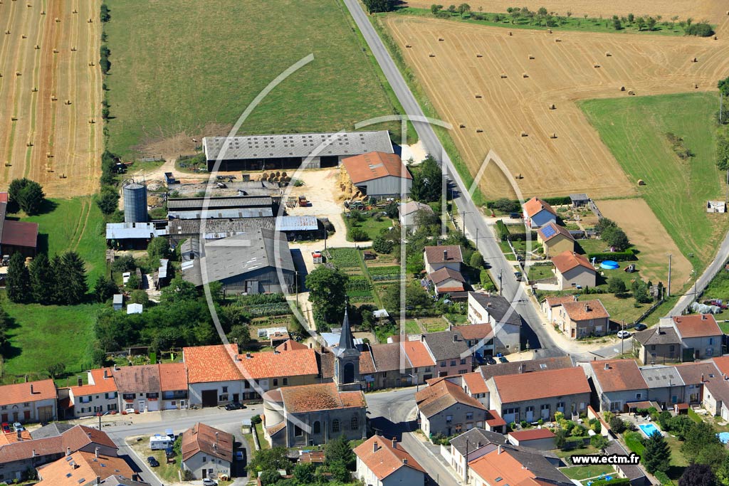Photo arienne de Villers-sur-Meuse