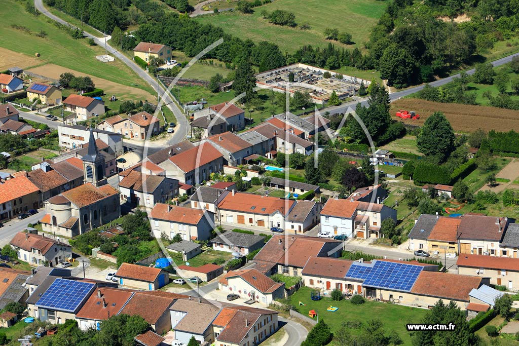 Photo arienne de Villers-sur-Meuse