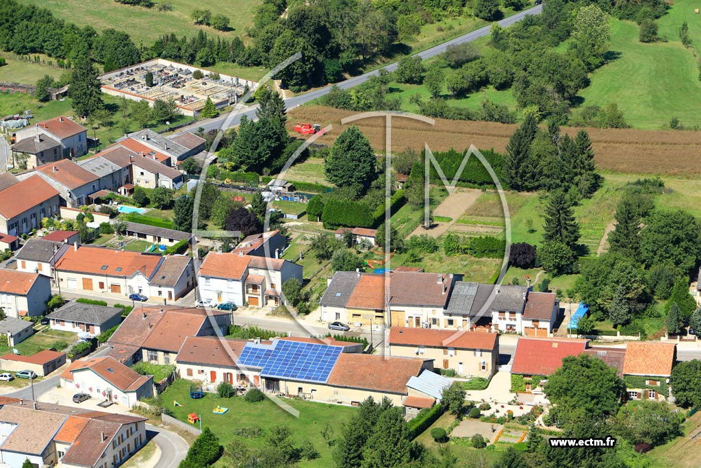 Photo arienne de Villers-sur-Meuse