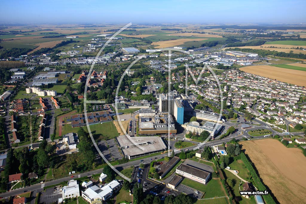 Photo arienne de Centre Hospitalier S.O.S. Mains (Saint-Quentin)