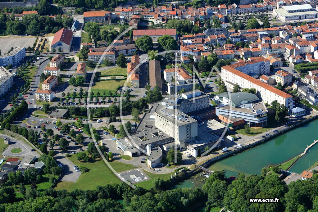 Photo arienne de Verdun (Centre Hospitalier Saint Nicolas)