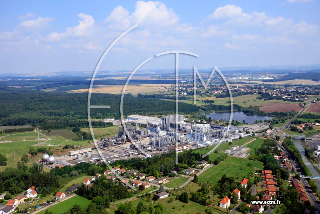 Photo arienne de Ineos Manufacturing France (Sarralbe)