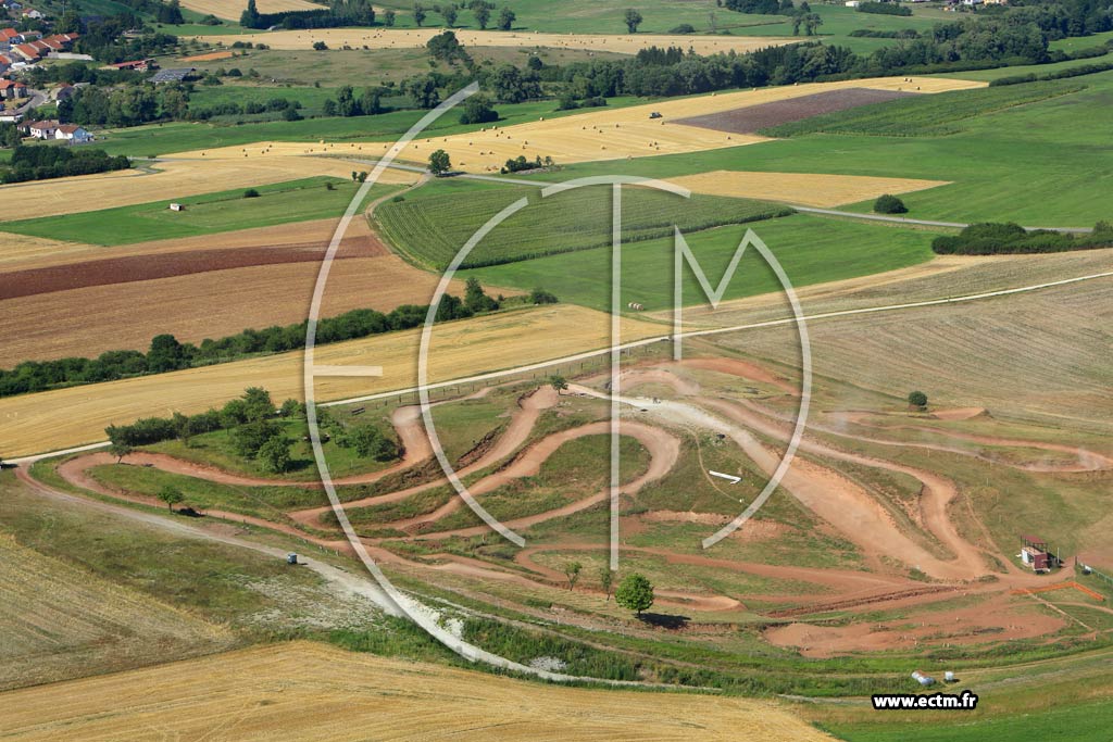 Photo arienne de Altrippe (Terrain de Moto-Cross)