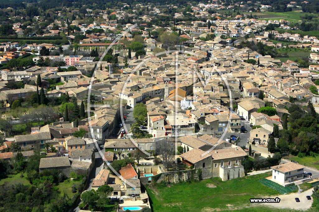 Photo arienne de Aigues-Vives