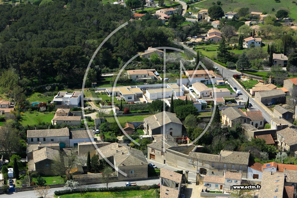 Photo arienne de Aigues-Vives