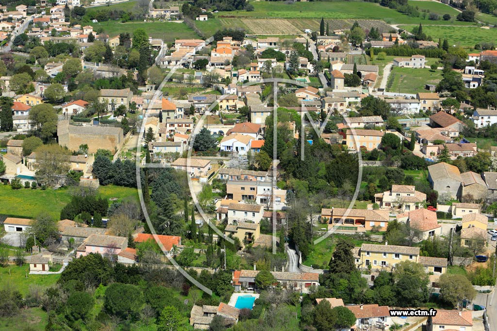 Photo arienne de Aigues-Vives