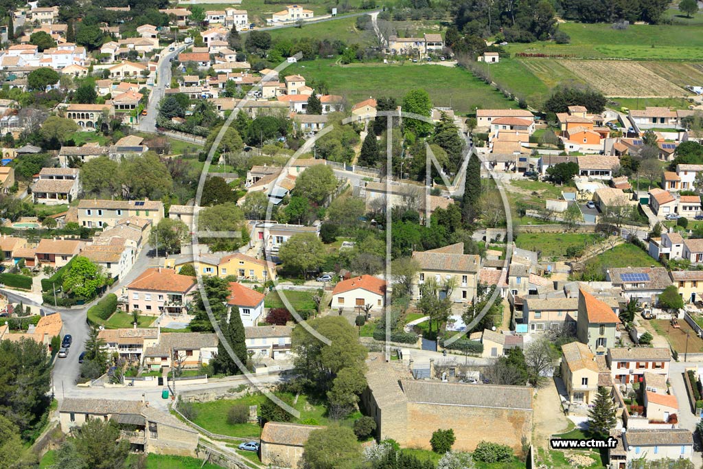 Photo arienne de Aigues-Vives