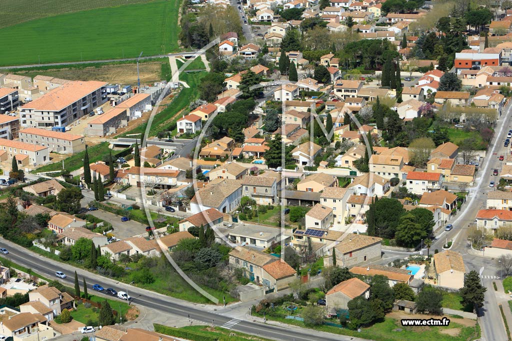 Photo arienne de Caissargues